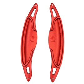 ontto Alu Alloy Car Steering Wheel Gear Shifter Paddle Extension fit for Hyundai I30 Wagon N Line Veloster KONA N Elantra Avante GT N-line CN7 2019 up Accessories Interior Decoration 2 Pieces Red