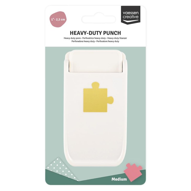 Vaessen Creative Puzzle Heavy Duty da Ø 2,5 cm Perforatore-Taglierina