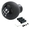 Lunsom 5 Speed Shifter Head Knob Leather Ball Gear Shift