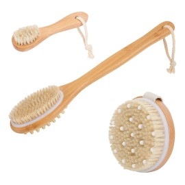 Cepillo De Corporal Facial Masaje Estimula Circulación 3 Pzs