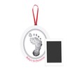 Pearhead 50016 Decorazione Ovale Double Face per Foto e Impronta