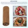 sourcing map 10 Inch Glitter Poly Burlap Mesh for Wreath,