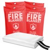 QIANZIEA Emergency Fire Blanket,4 Pack,40"x40" Fire Blankets for Home and