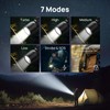 Consciot Rechargeable Flashlight One Click On/Off, Max. 1200 Lumens, 7