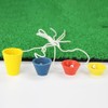 Jizlan 1 Set Winter Golf Tees,Rubber Golf Tees with 4
