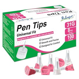 31G 8mm Pen Tips Universal Fit 100 PCS Pen Tip Comfortable