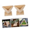Ciieeo 2pcs Wooden Rice Ball Molds Moulds Rice-Pudding Molds (Wood