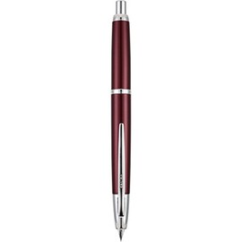 PILOT Vanishing Point Decimo Refillable & Retractable Fountain Pen, Burgundy Barrel with Rhodium Accents, Extra Fine Nib (65334)