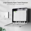 Wall Mount Paper Towel Dispenser Multifold Hand Towel Tissue Holder