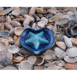 Studio 1 Originals Heart Shaped Dish with Starfish Soap (Light Blue)