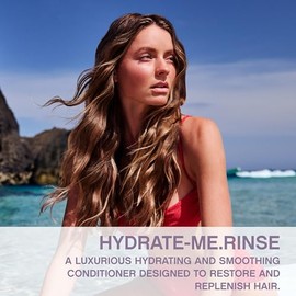 KEVIN.MURPHY HYDRATE-ME.RINSE - Acondicionador Hidratante - Para Cabello Normal y Seco - Reparación Capilar - Acondicionador Seguro para el Color - Con Mezcla Antioxidante y Ciruela Kakadu - 250 mL