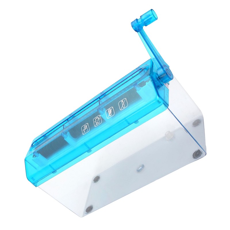 Paper Shredder Plastic Manual Operation Transparent A4 Cutting Machine Tool