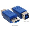 CablesOnline USB 3.0 Super-Speed A Male to B Female Adapter,