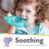 Nuby IcyBite Stacking Rings – Soothing Teether | Multiple Teething