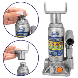 alca U-shaped Metal Adapter Bracket Fits Hydraulic Bottle Jack Lifting Support Caravan Camping 430810