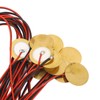 12PCS 27mm Piezo Discs with Wire Brass Piezoelectric Disk Piezo