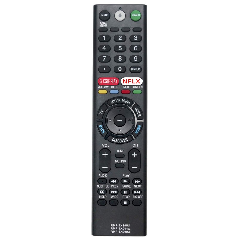 RMF-TX300U RMFTX300U Voice Remote Control Replacement for Sony Android Bravia