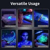 KunHe 10 Pack 365nm UV Flashlight Black Light USB C