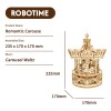 Robotime DIY Handmade Assembled Toys AMK62 Romantic Carousel Music Box