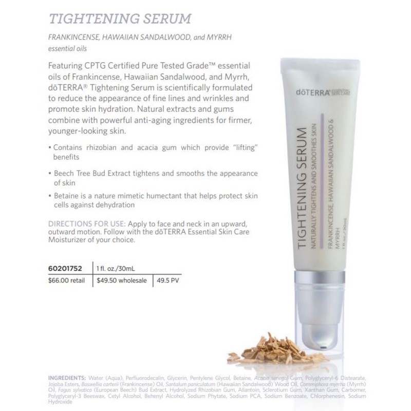 doTERRA - Tightening Serum - Essential Skin Care Collection -