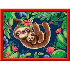 Ravensburger Paint by Numbers 28698 - Cute Sloths - for Children from 9 Years
