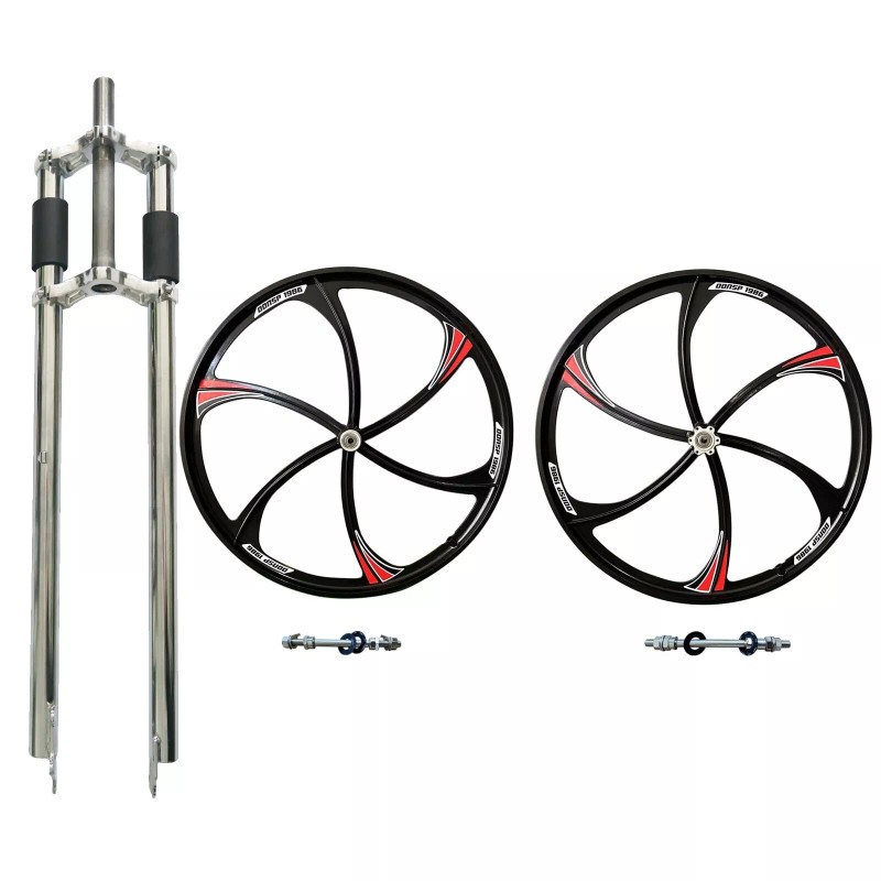 DONSP1986 26" Bicycle Fork, 1" Threaded (NON)Suspensio - 120mm Mag