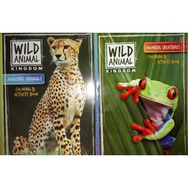 Kappa Publication 148510 Wild Animal Kindom Coloring Book Assorted Styles