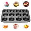DIVCHI 12 Cups Muffin Tray - Nonstick BPA Free &