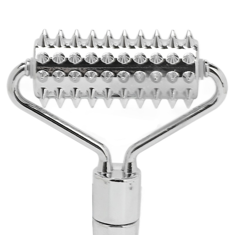 Metal Massage Roller Promote Circulation Muscle Relaxing Acupuncture Roller for