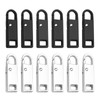 12-Pack Metal Zipper Pull Replacements - Durable, Removable Zipper Pull