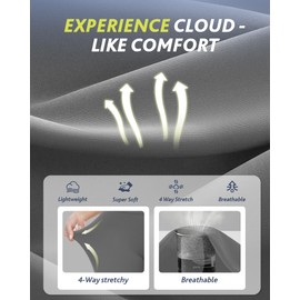 CAMPSNAIL 4 Pack Leggings for Women - Tummy Control High Waist Soft Yoga Pants for Workout