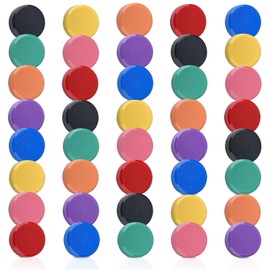 FPMYB Pack of 40 Strong Magnets for Magnetic Board, Fridge, Magnets Small Colourful, Fridge Magnets for Whiteboard, Notice Board, Classroom, Office, Photo (8 Colours)