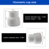 Vaphy #12 Ceramic (4-Pack) White TIG Welding Cup