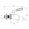 2ActiveLife Stainless Steel Beverage Dispenser Spigot: Easy Installation, No-Rust Tap
