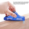 Aluminum Alloy Woodworking Center Scriber Center Line Marking Tool Woodworking