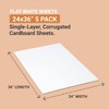 Aviditi Corrugated Cardboard Sheets 24" x 36" (5 Pack) Large
