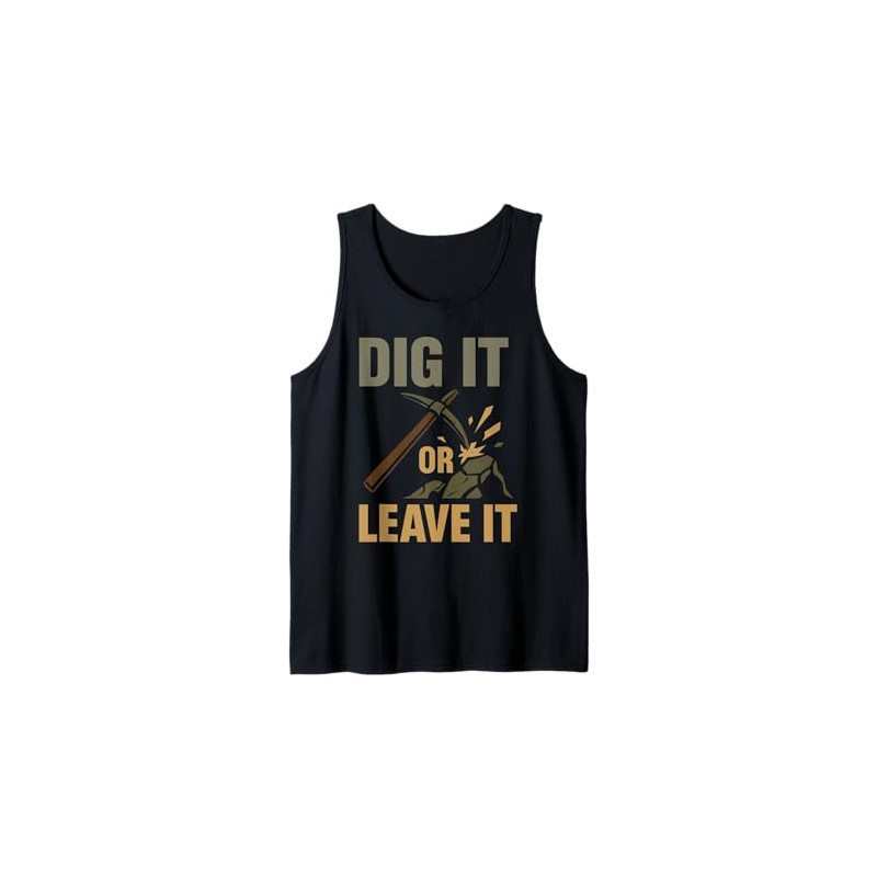 Rock Hound Geology Fossil Hunter Mineral Collector Gift Tank Top