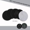 ExcInter 2 Pieces 50mm Sanding Sponge Polishing Sponge Interface Back