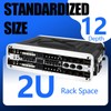 MUZNOTE 2U ABS Rack Case Shallow 12" Depth,19" Rackmount Flight