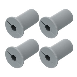 uxcell 4Pcs Wall Grommets for Cables 3/4 Inch Silicone Cable Wall Bushing Feed Through Cable Routing Kit Accessories Wall Cable Pass Through for Ethernet with 7mm Hole, Grey