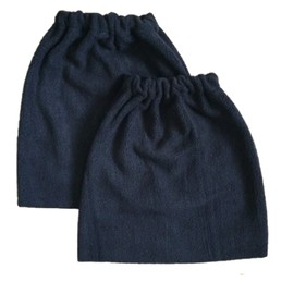 YNR Fleece Stirrup Covers Black Pair