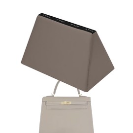 XYJG Bag Cushion, Luxury Bag Shaper Insert for Kelly Pochette/Mini/20/25/28/32/35/40 Pockets, Keep the Shape of the Bag (Kelly 35, Etoupe Grey)