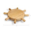 PICNIC TIME Mariner Cheese Board and Knife Set, Novelty Charcuterie