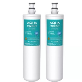 AQUA CREST Under Sink Water Filter, 3US-PF01, Replacement for 3US-MAX-F01H, (2)