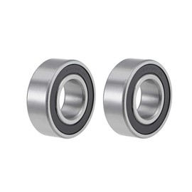 uxcell 62205-2RS Deep Groove Ball Bearings 25mm x 52mm x 18mm Double Sealed Chrome Steel Z2 ABEC1 2pcs