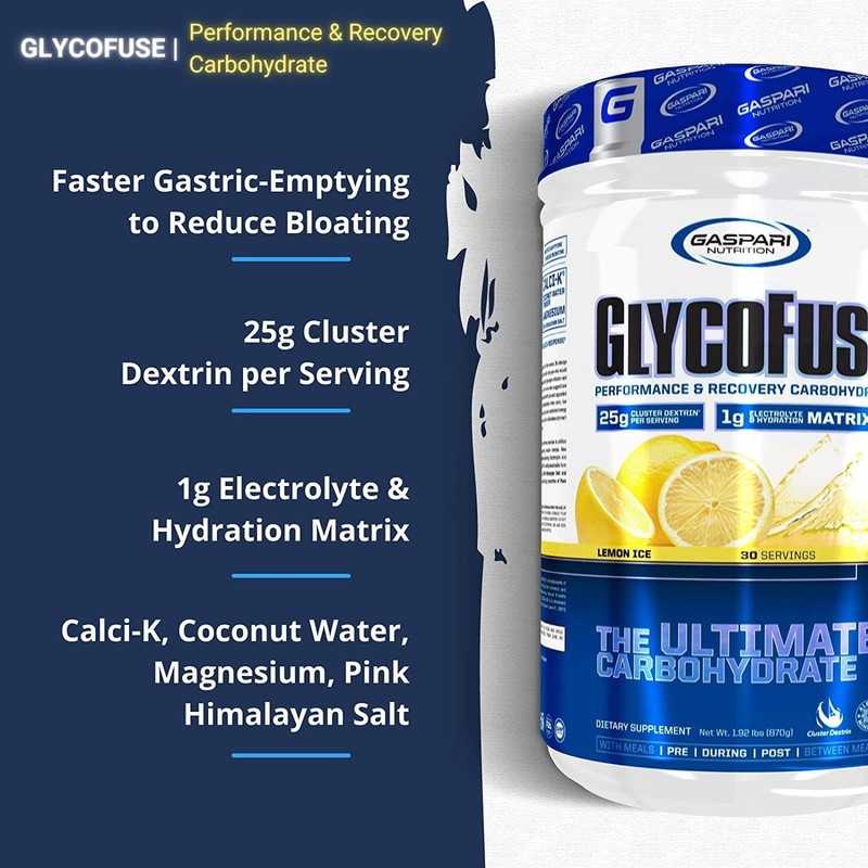 Gaspari Nutrition Glycofuse: Performance and Recovery Carbohydrate, 25g Cluster Dextrin