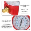 CHILDWEET Air Conditioner Pressure Gauge Charge Gauge High Low Pressure