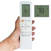 Replacement AC Remote Control RG10A / RH10B Compatible for Midea