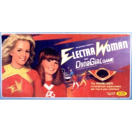 ELECTRA WOMAN AND DYNAGIRL BOARD GAME MAGNET!  3 1/2" X 2"