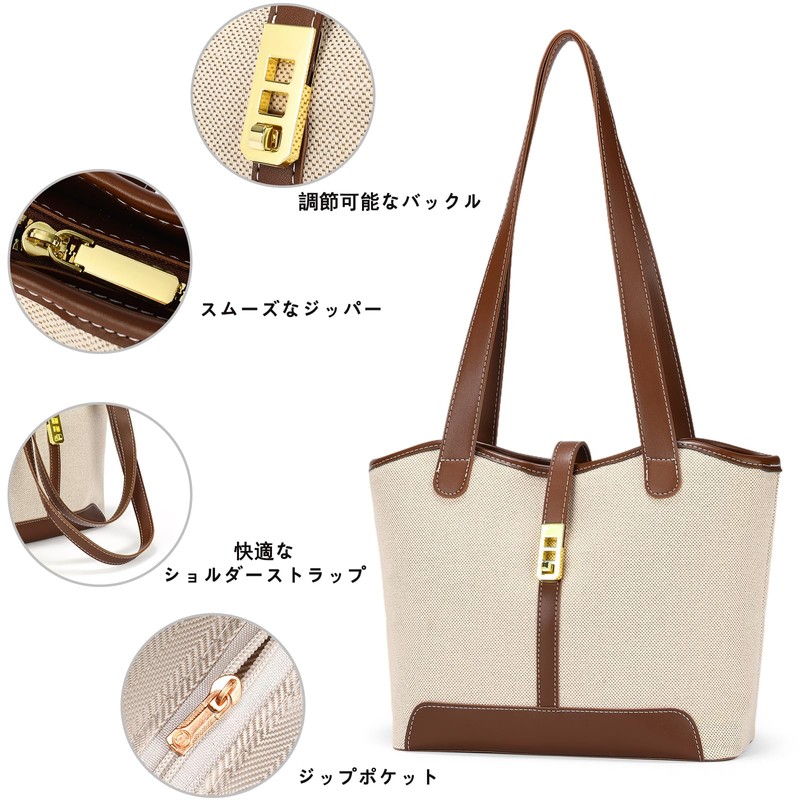 SENDEFN Tote Bag, Canvas Shoulder Bag, Large Capacity, Large Capacity,